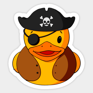 Pirate Rubber Duck Sticker